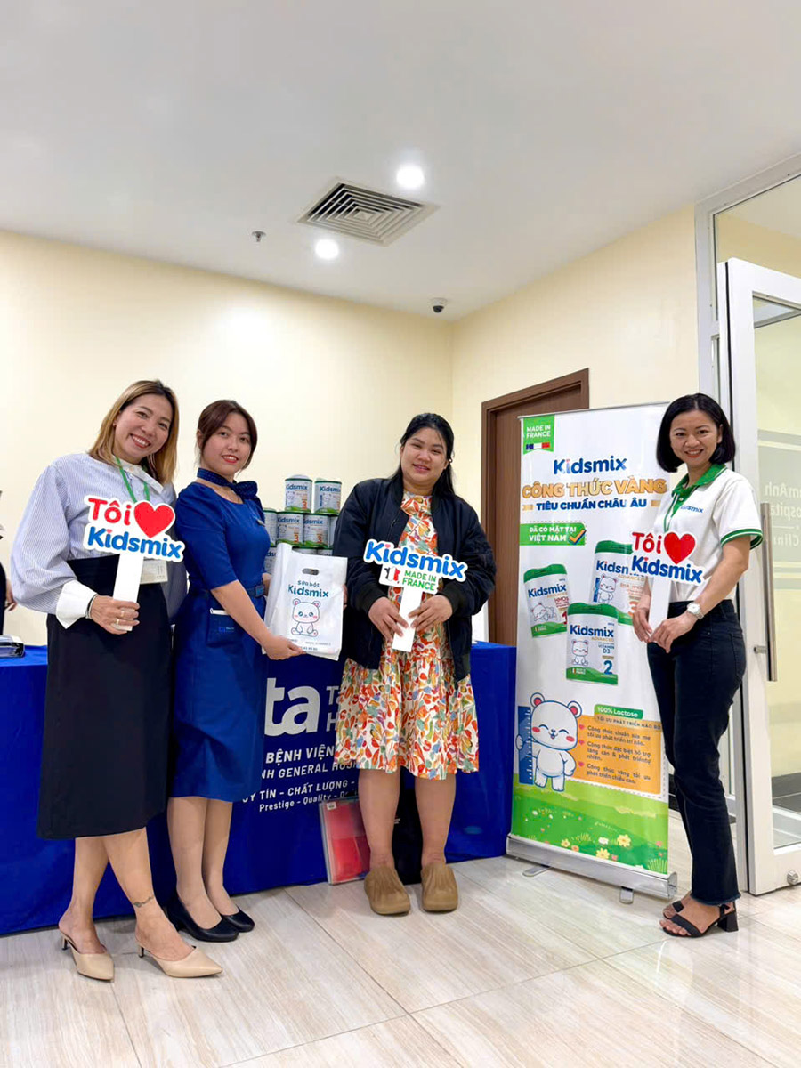 Kidsmix tài trợ chương trình